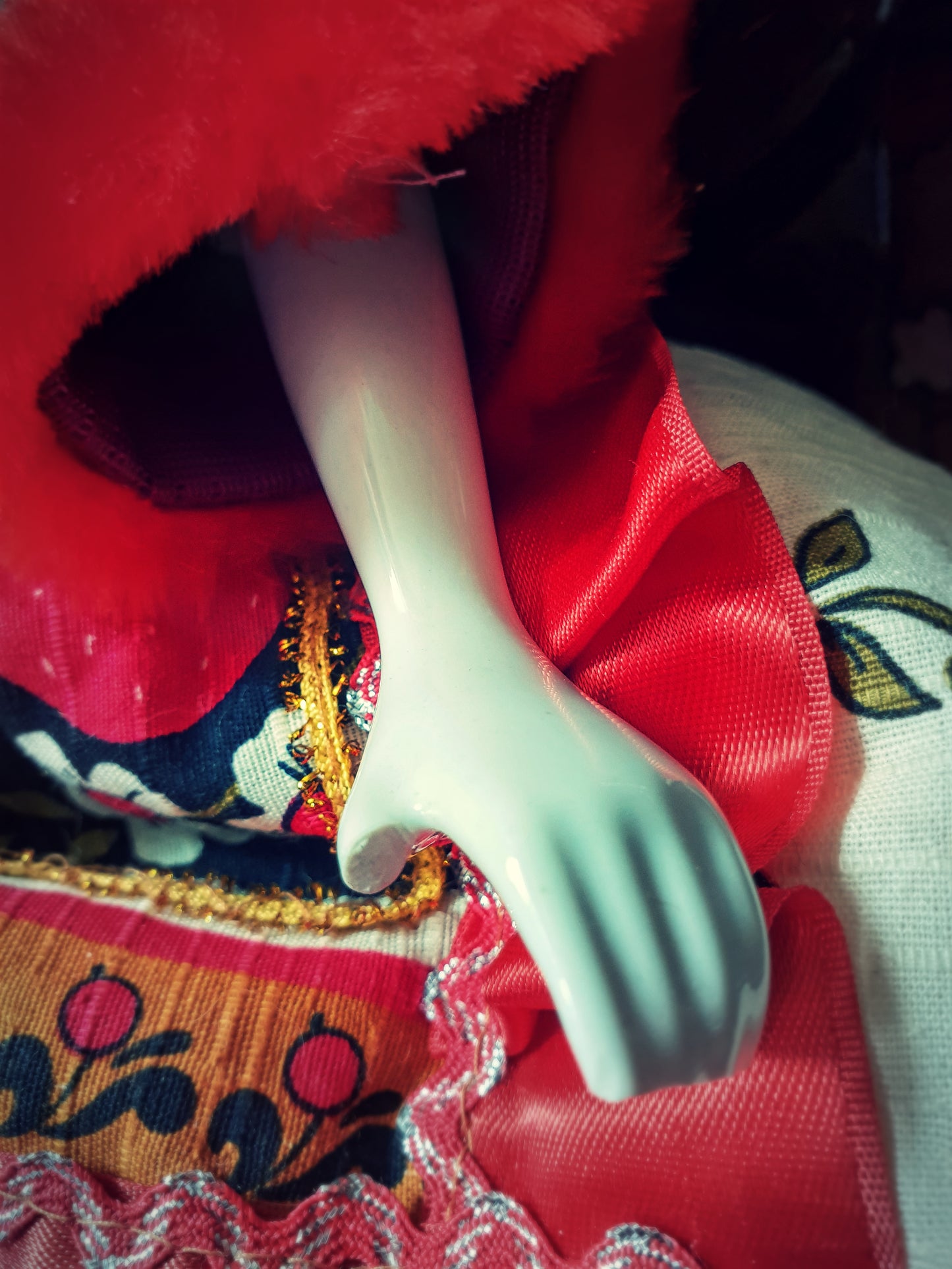 Vintage Russian white porcelain doll