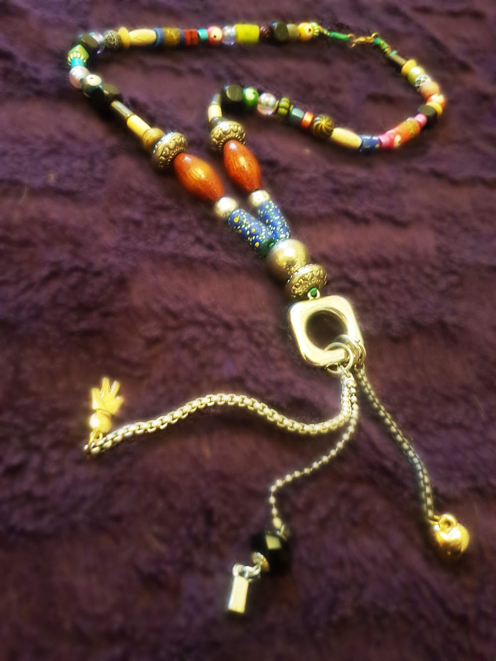 Upcycled Beaded Necklace