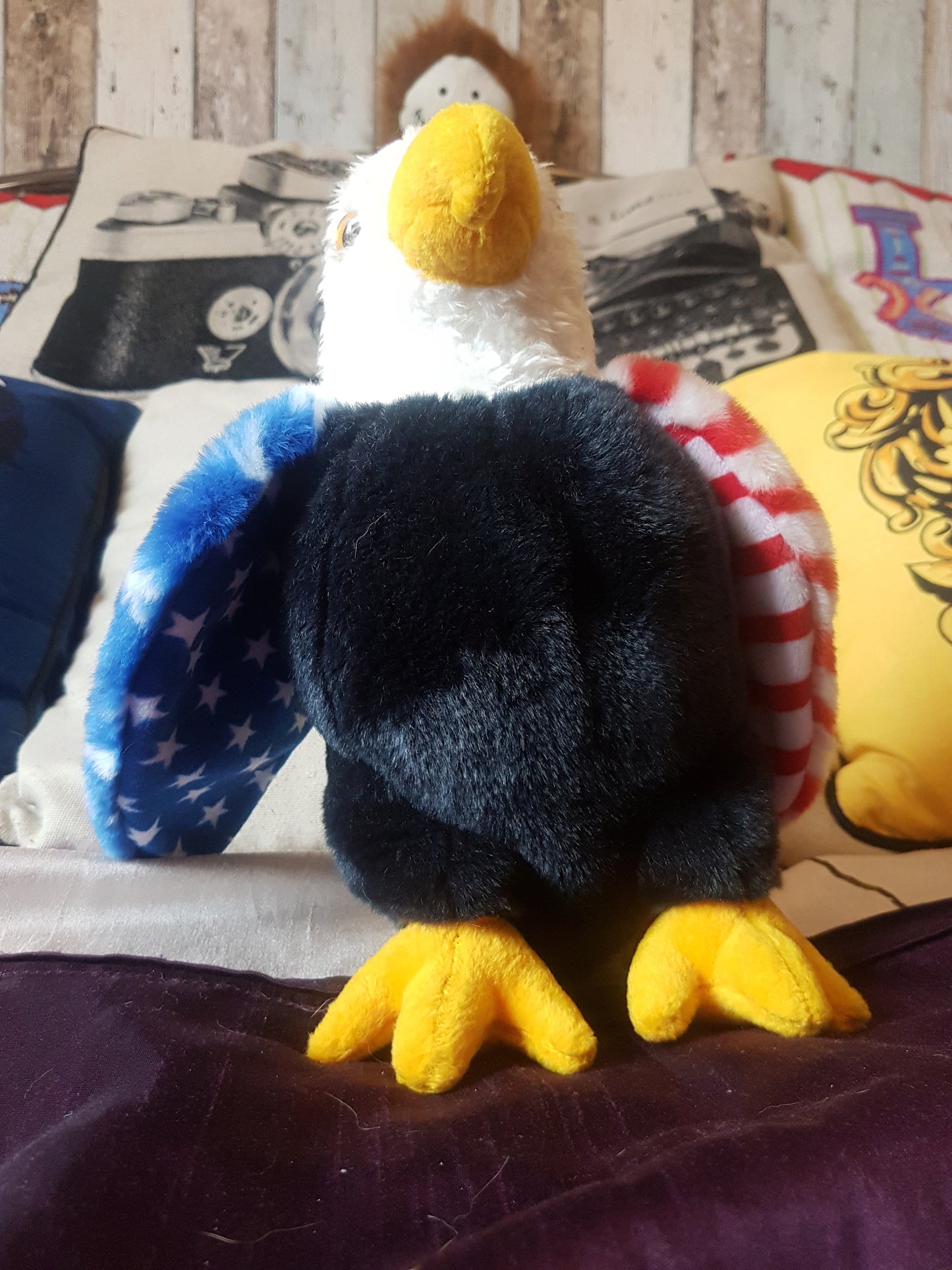TY American Flag Bald Eagle