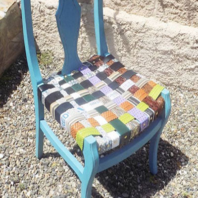 Upcycled Belt chair